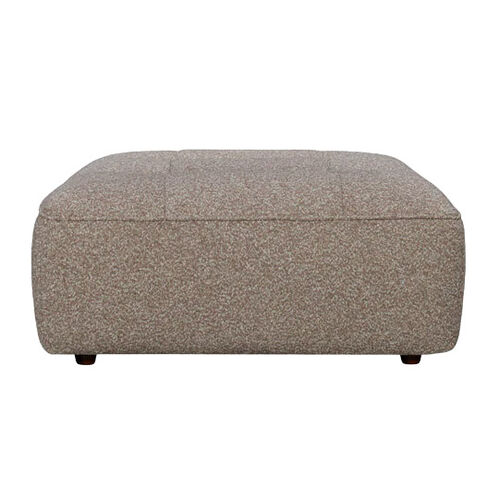 NED Collections Grace Ottoman - Fawn Cloud
